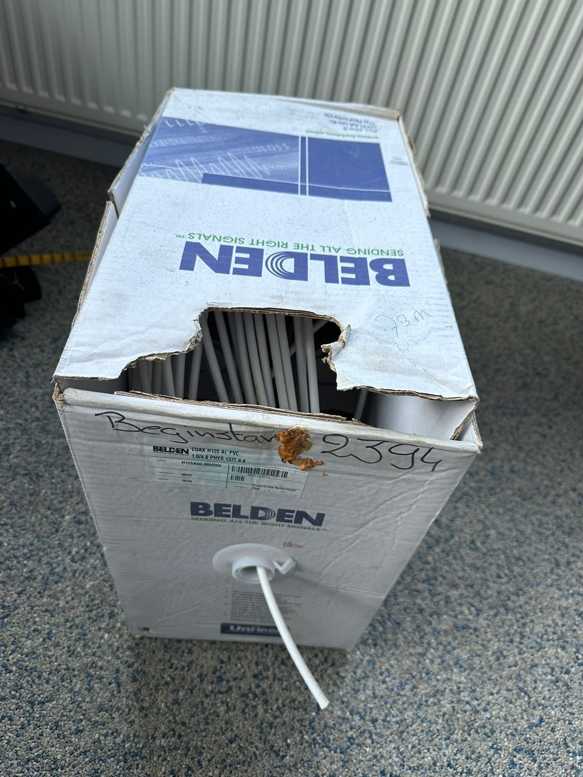 Nieuwe coax kabel., Ophalen of Verzenden, Nieuw, 10 meter of meer, Coaxiale kabel