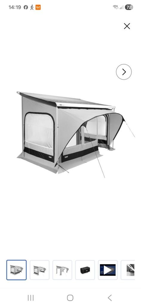Thule Quickfit 310cm luifeltent voor luifels t/m 400cm, Ophalen of Verzenden, Zo goed als nieuw, Thule