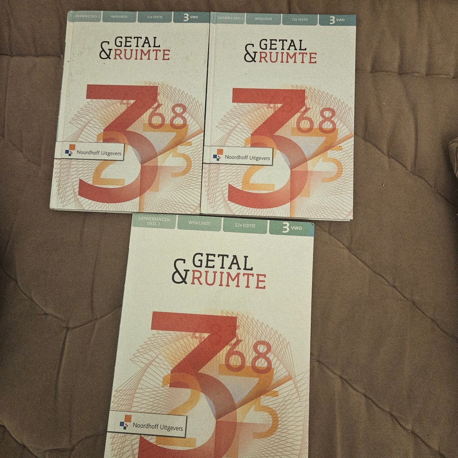 Getal & Ruimte Wiskunde 3 VWO Boeken (set van 3), Gelezen, VWO, Wiskunde A, Ophalen of Verzenden