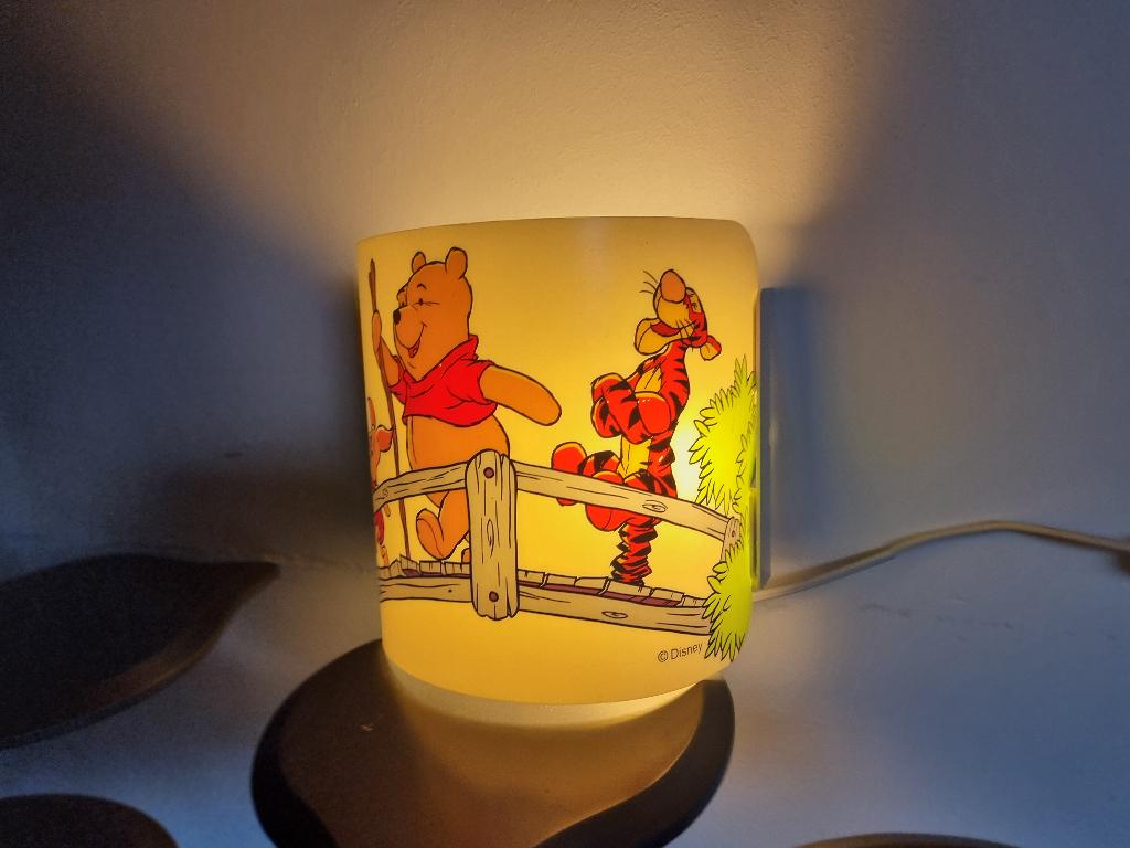 Disney Winnie de poeh wand en plafond lamp, Ophalen of Verzenden, Gebruikt, Lamp