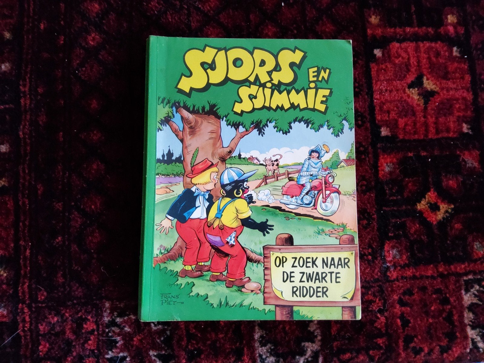 Sjors en Sjimmie - Op zoek naar de Zwarte Ridder, Eén stripboek, Ophalen of Verzenden, Gelezen, Frans Piët