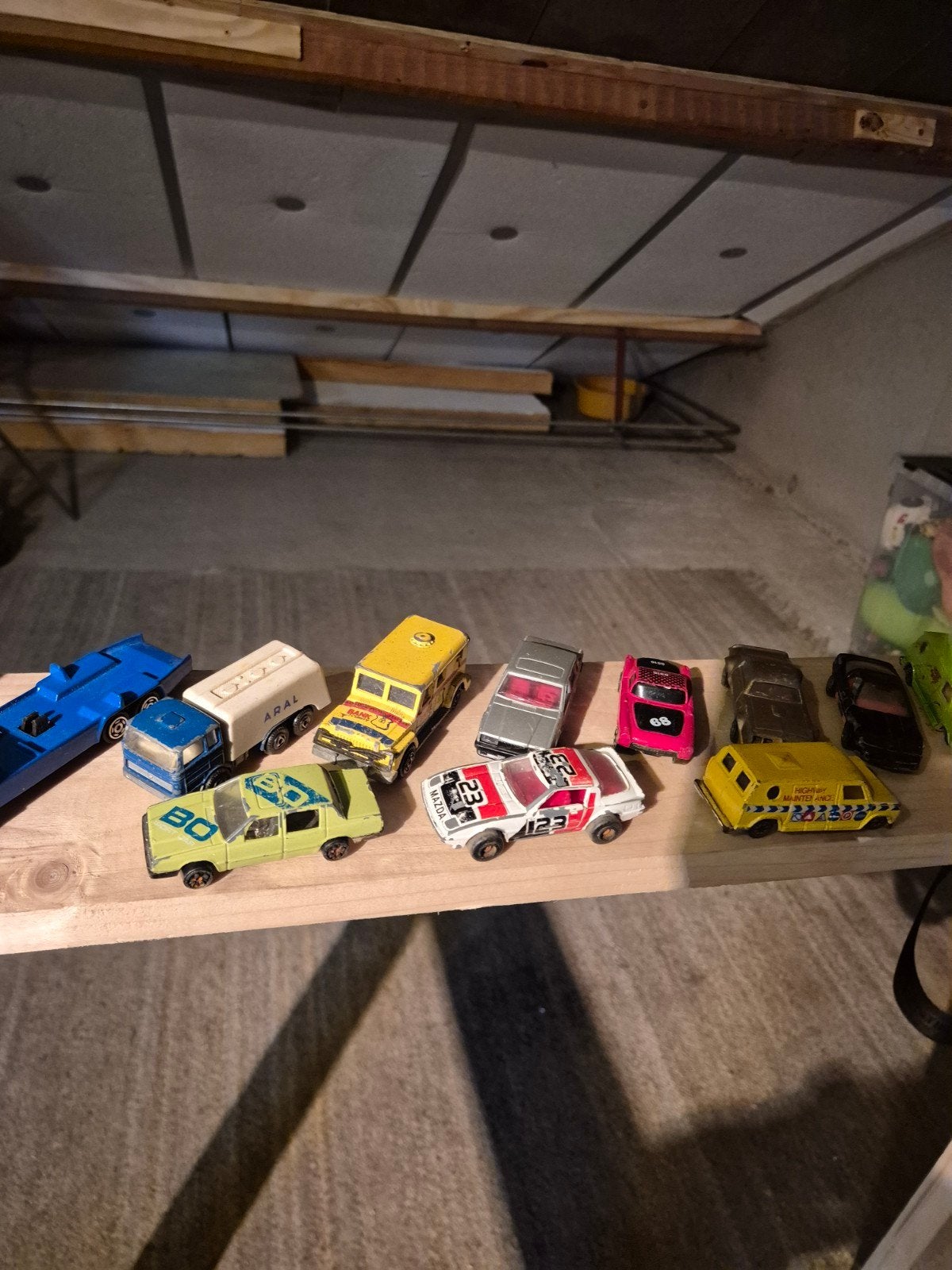grootte parrij vintage autootjes allemaal van metaal en blik, Ophalen of Verzenden, Gebruikt, Auto