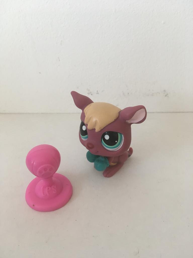 Littlest Pet Shop kangoeroe met boks accessoires, Verzenden, Zo goed als nieuw