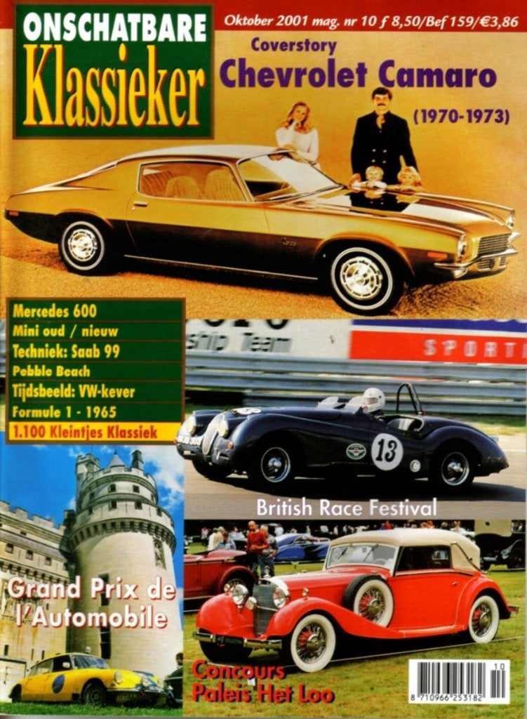 Onschatbare Klassieker reportage Chevrolet Camaro 1970-1973, Ophalen of Verzenden, Gelezen, Chevrolet