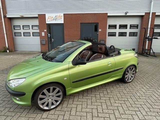 Peugeot 206 1.6 16V CC 2002 Groen IZGST !!!!!!!!!!!, Voorwielaandrijving, 4 cilinders, Cabriolet, 4 stoelen