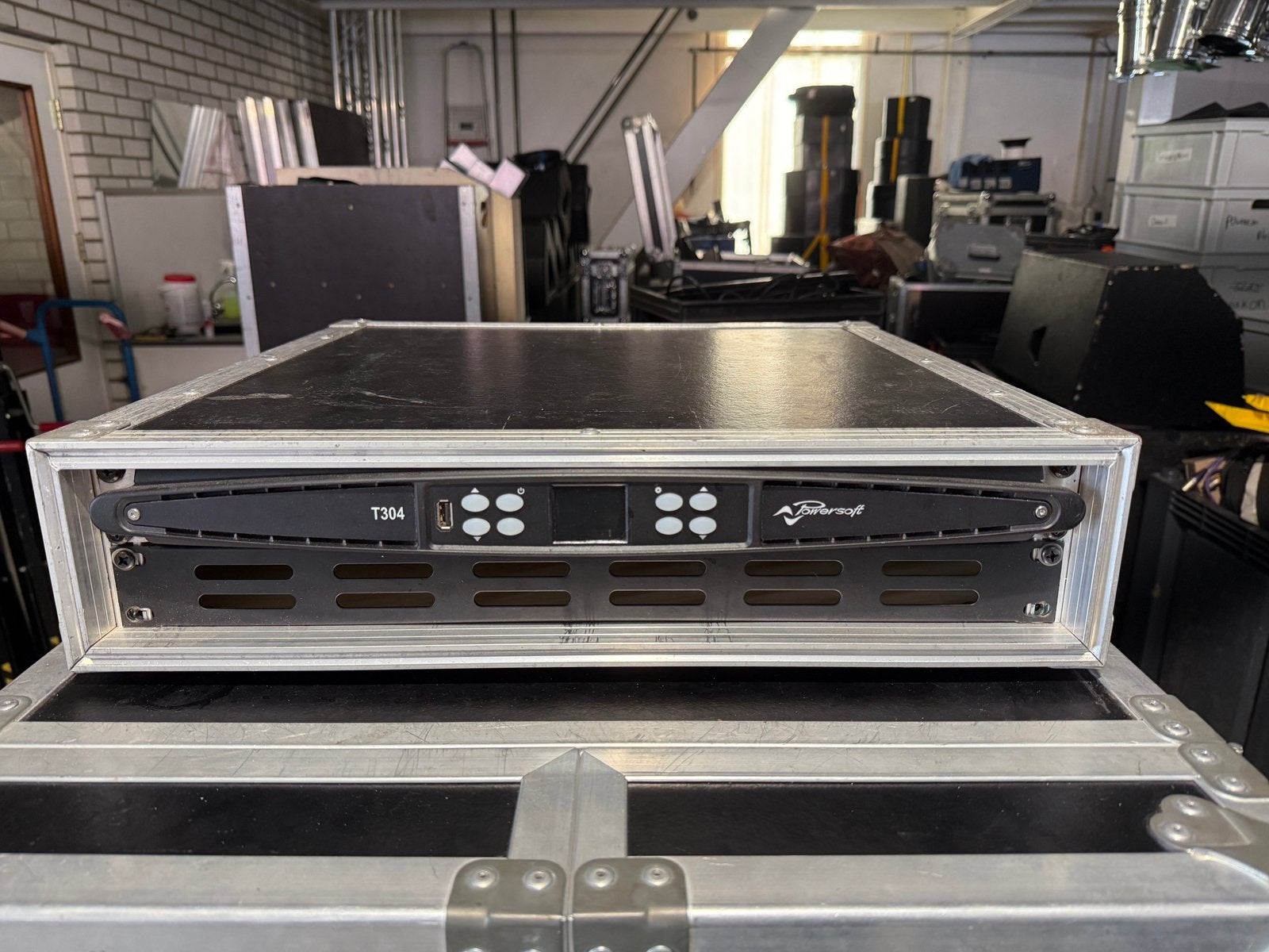 Powersoft T304 dante amplifier + DSP | versterker, -, -, Ophalen of Verzenden, Zo goed als nieuw