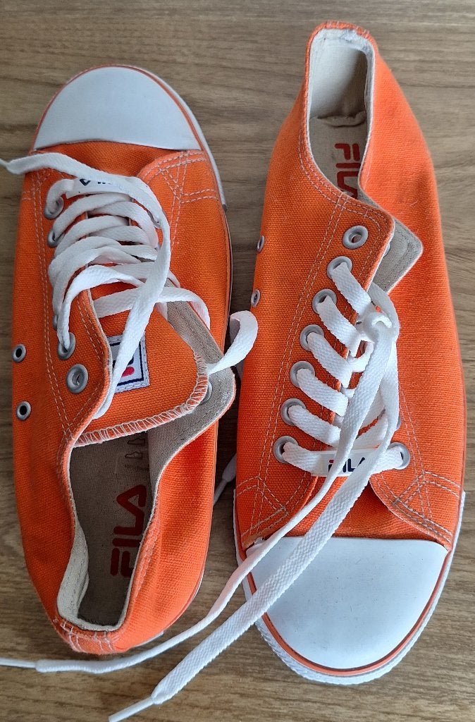 Fila schoenen maat 41, Oranje, Ophalen of Verzenden, Fila, Sneakers of Gympen