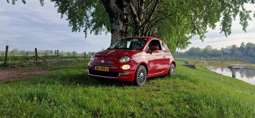Fiat 500 Sport 1.2 Automaat 2009 rood, zuinig, lange apk, Auto's, Fiat, Particulier, ABS, Airbags, Airconditioning, Android Auto