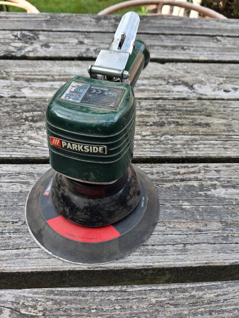 Schuurmachine op lucht, Ophalen of Verzenden, Gebruikt, Minder dan 600 watt, Excentrische schuurmachine