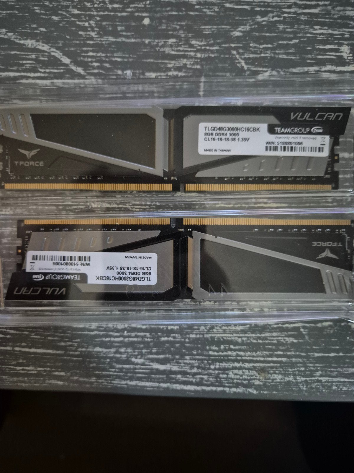 TeamGroup T-Force Vulcan Z 16GB (2x8GB) DDR4 3600MHz RAM, Computers en Software, Gebruikt, DDR4, Ophalen of Verzenden, Desktop