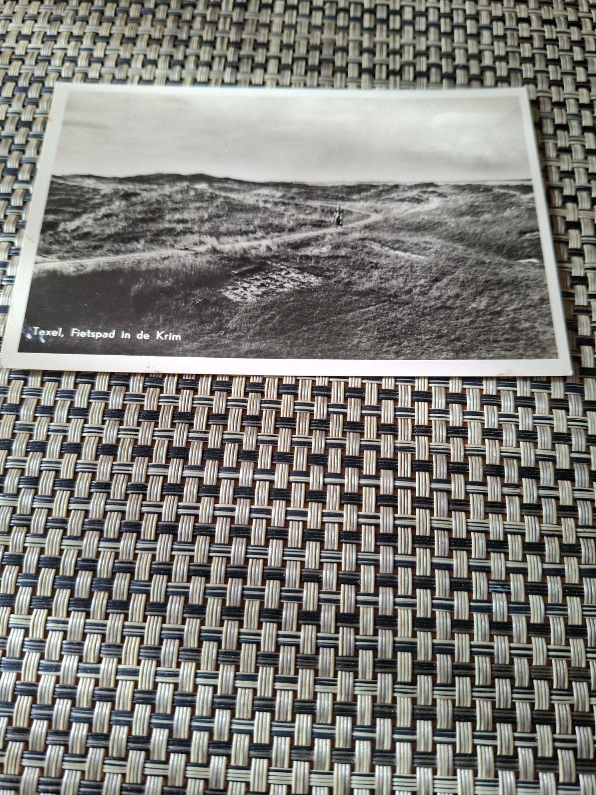 Texel, Fietspad in de Krim, Ophalen of Verzenden, 1940 tot 1960, Ongelopen, Waddeneilanden