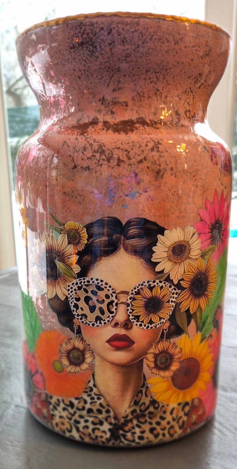 decoupage vazen, Ophalen of Verzenden