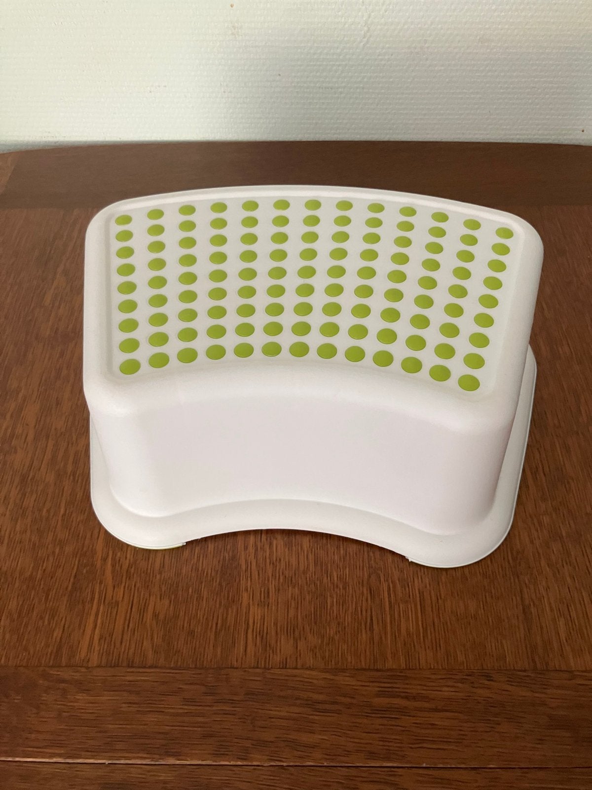 Kinderopstapje met antislip - Wit/Groen camping camperen, Ophalen, Onbekend, Zo goed als nieuw, Onbekend
