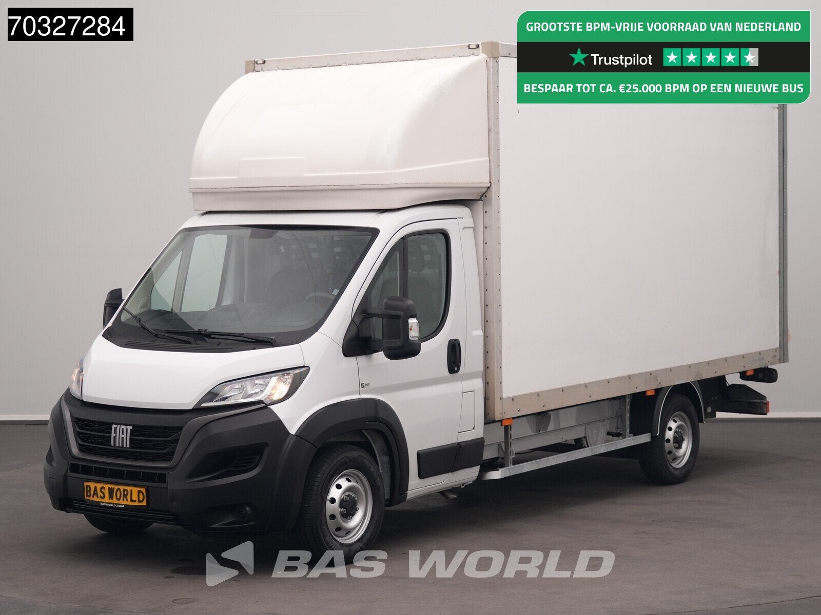 Fiat Ducato 140pk Laadklep Zijdeur Bakwagen Airco Cruise Eur, Auto's, Bestelauto's, Stof, Gebruikt, Euro 6, 4 cilinders