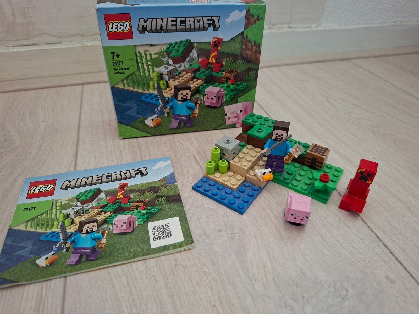 Lego minecraft 21177 the creeper ambush, Minecraft, Lego, Inclusief accessoires, Ophalen of Verzenden