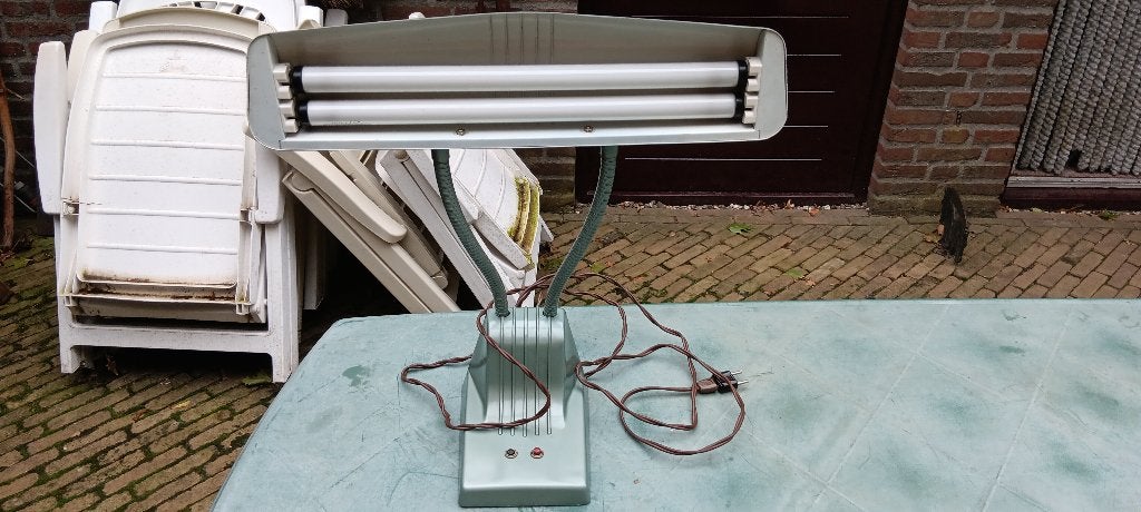 VINTAGE Amerikaanse Dazor bureaulamp model 1000 ’50 (L43), Ophalen of Verzenden