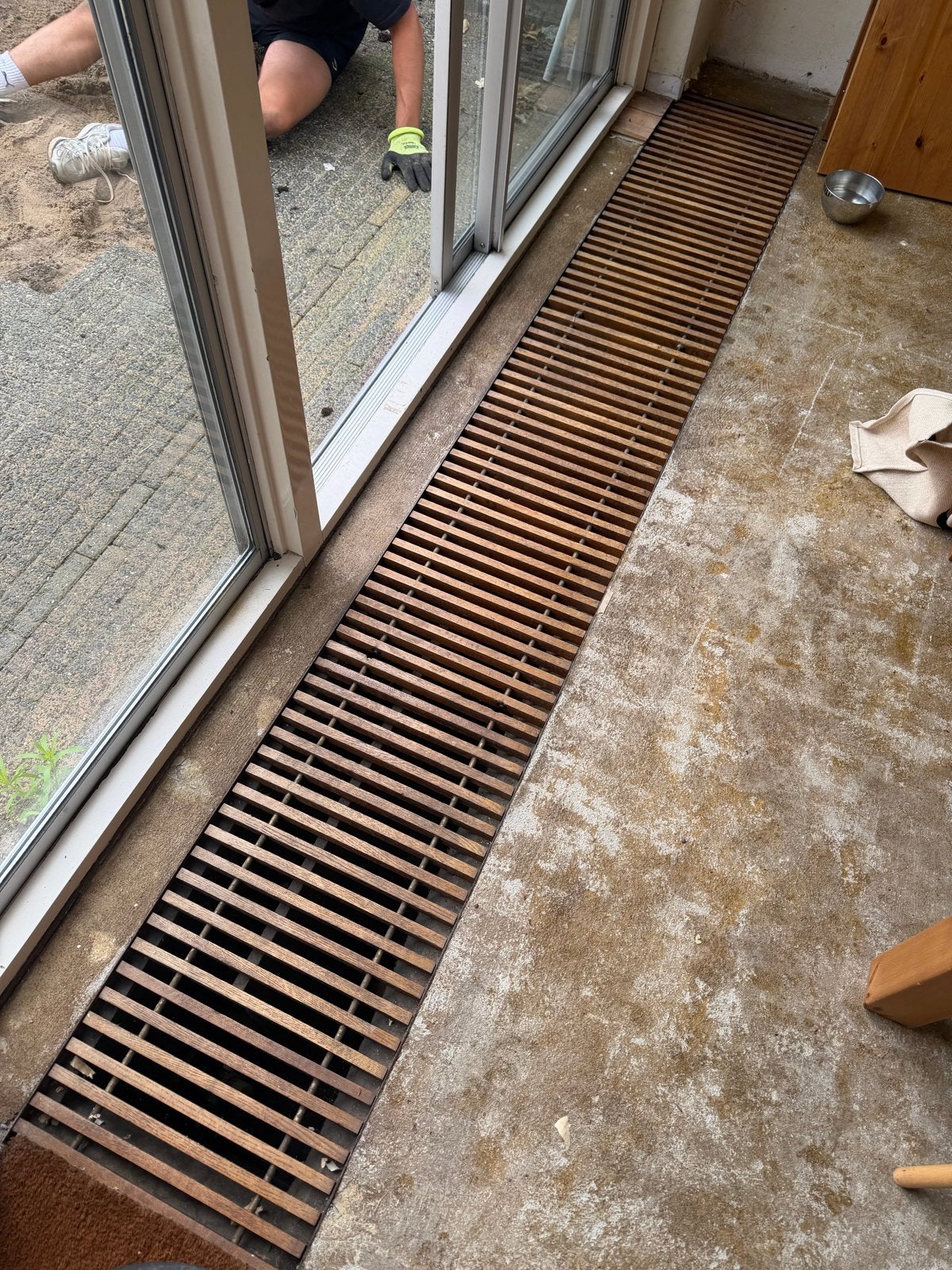Convectorput met verwarming - 292x92 cm, Ophalen, Gebruikt, Minder dan 30 cm, Radiator