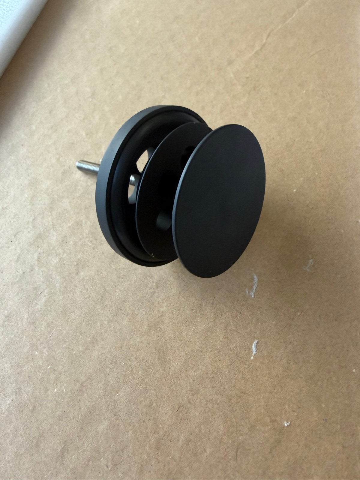 Clou Mini Wash Me plug met afdekkap mat zwart, Ophalen, Nieuw, Wastafel