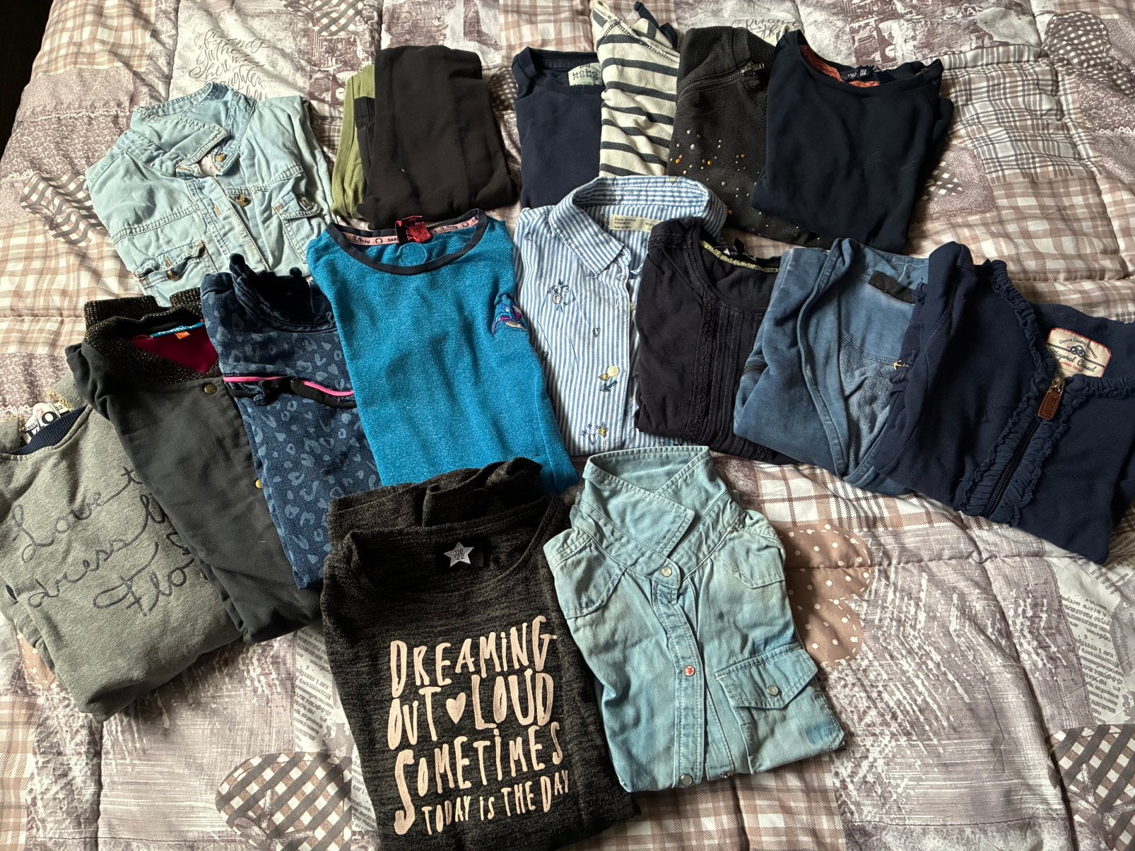 Meisjes nsjaar/winter kleding draagmaat 116/122, Ophalen of Verzenden, Gebruikt, Meisje
