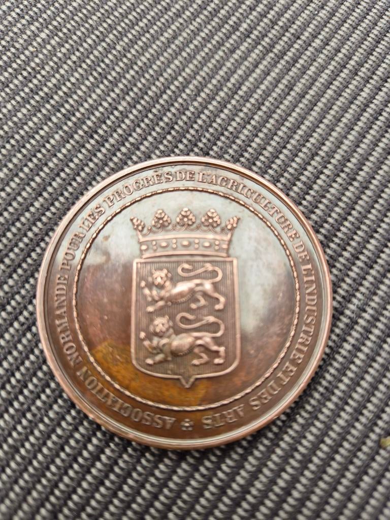 Franse landbouw en industrie medaille, Ophalen of Verzenden, Overige materialen