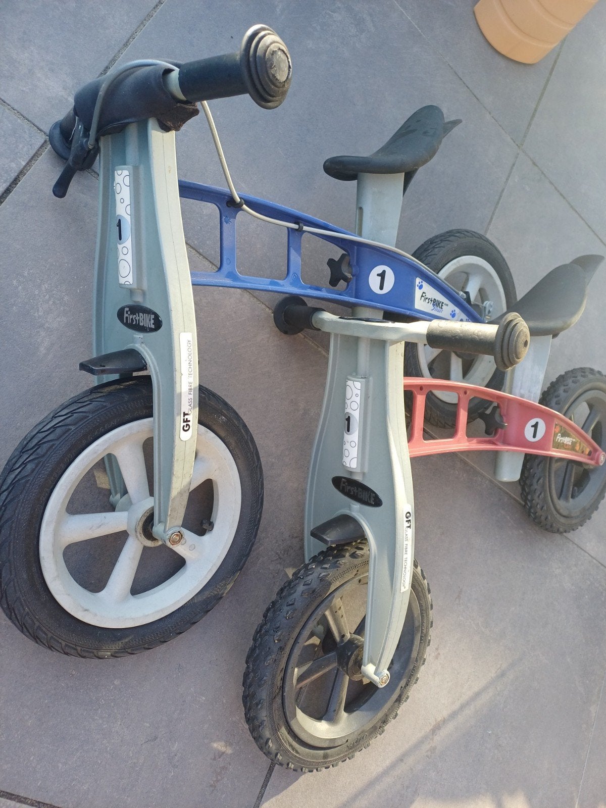 FirstBIKE loopfietsen (2 stuks), Ophalen, Gebruikt, Minder dan 16 inch