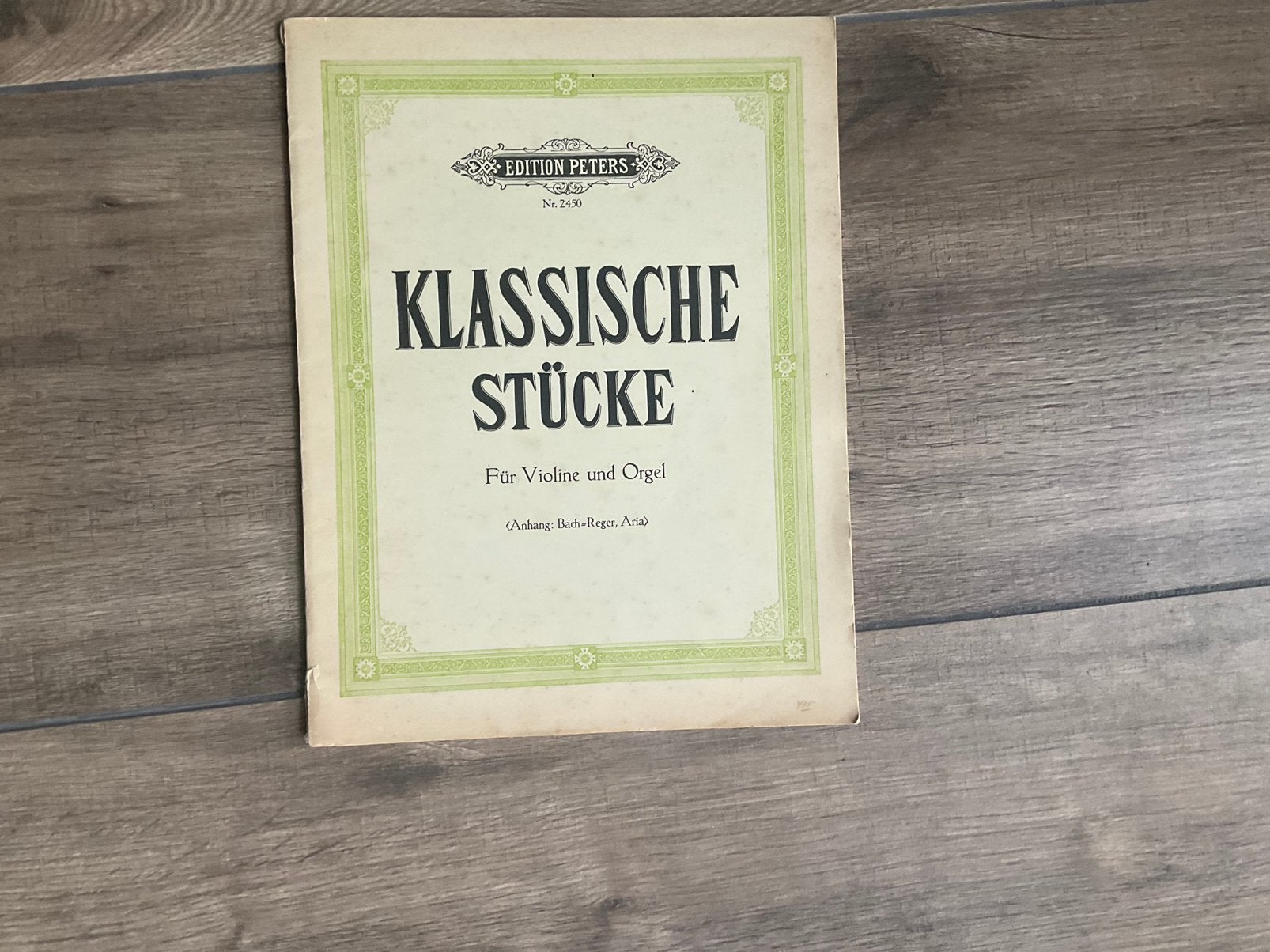 Bladmuziek viool en orgel, Orgel, Klassiek, Ophalen of Verzenden, Zo goed als nieuw