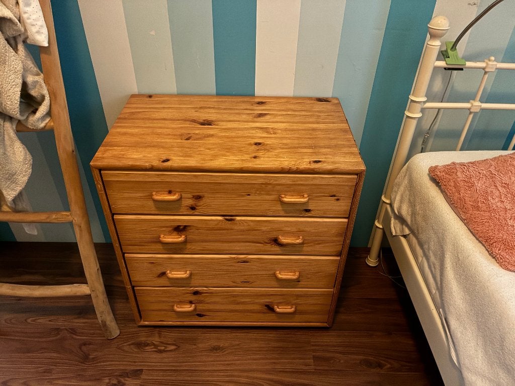 Flexa ladenkast grenen, Ophalen, Gebruikt, Grenen, 50 tot 100 cm