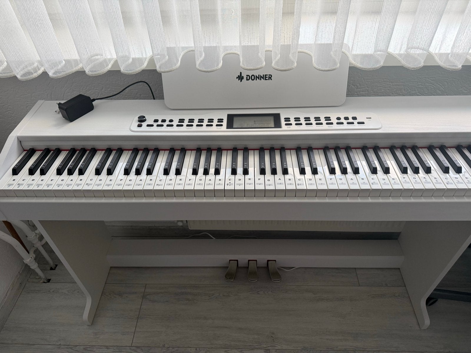 Donner Digitale Piano - Wit, nieuwe staat., Ophalen, Wit, Digitaal, Zo goed als nieuw