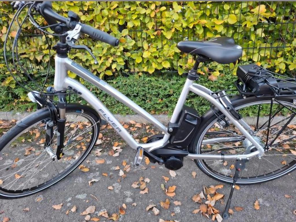 Flyer elektrische fiets – middenmotor – technisch 200%, Ophalen of Verzenden, Zo goed als nieuw, Minder dan 10 versnellingen, Overige merken
