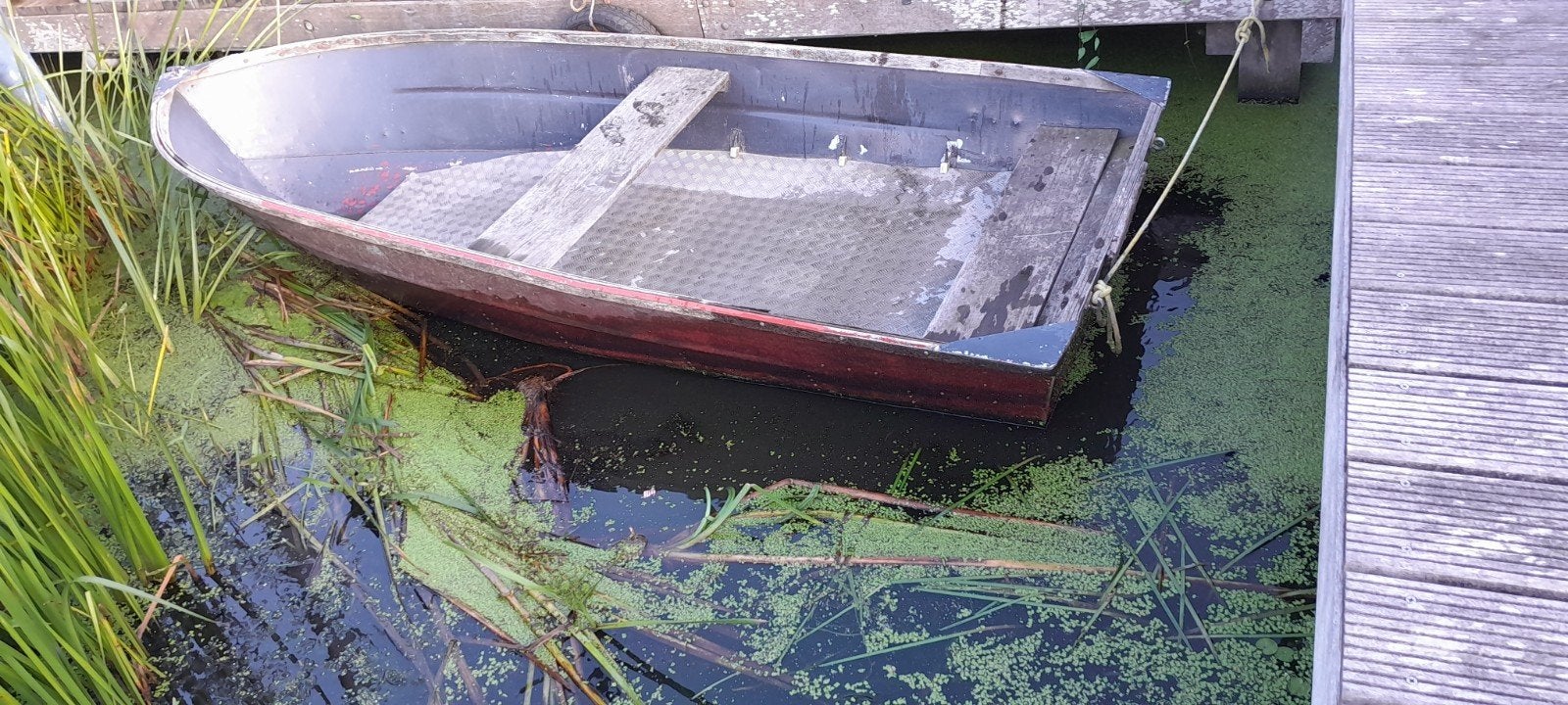 Aluminum bootje 3.75 meter., Ophalen, Gebruikt, Overige typen