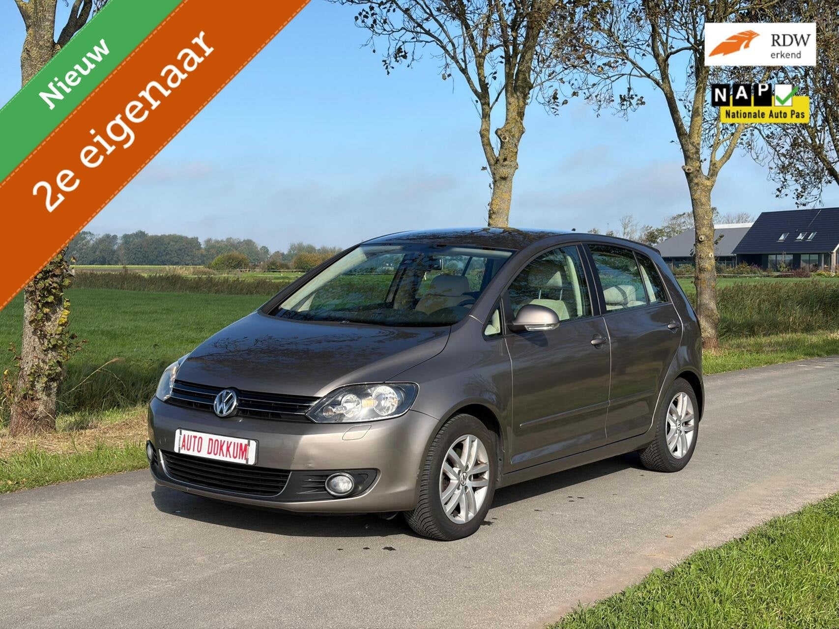 Volkswagen Golf Plus 1.4 TSI Highline AUTOMAAT, 2e EIG❗, Auto's, Euro 5, Gebruikt, Beige, Bruin