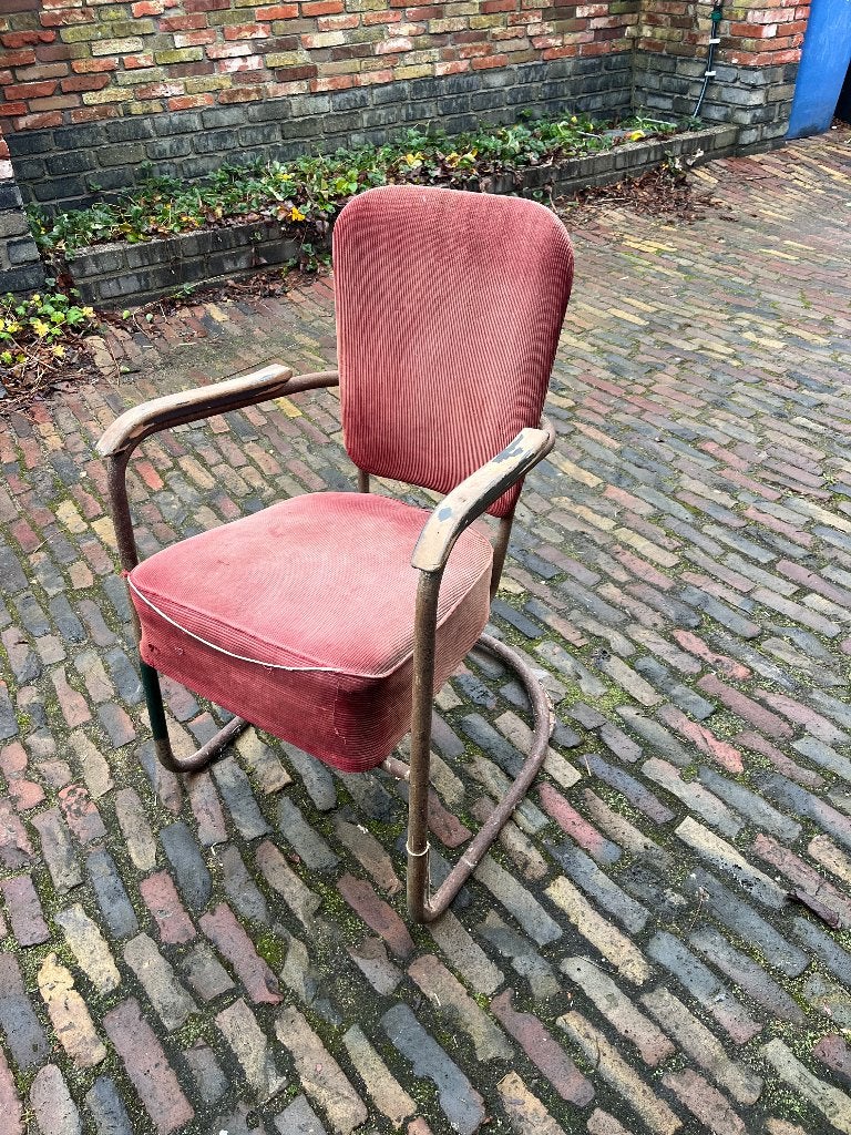 gispen stoel restauratie project, Ophalen