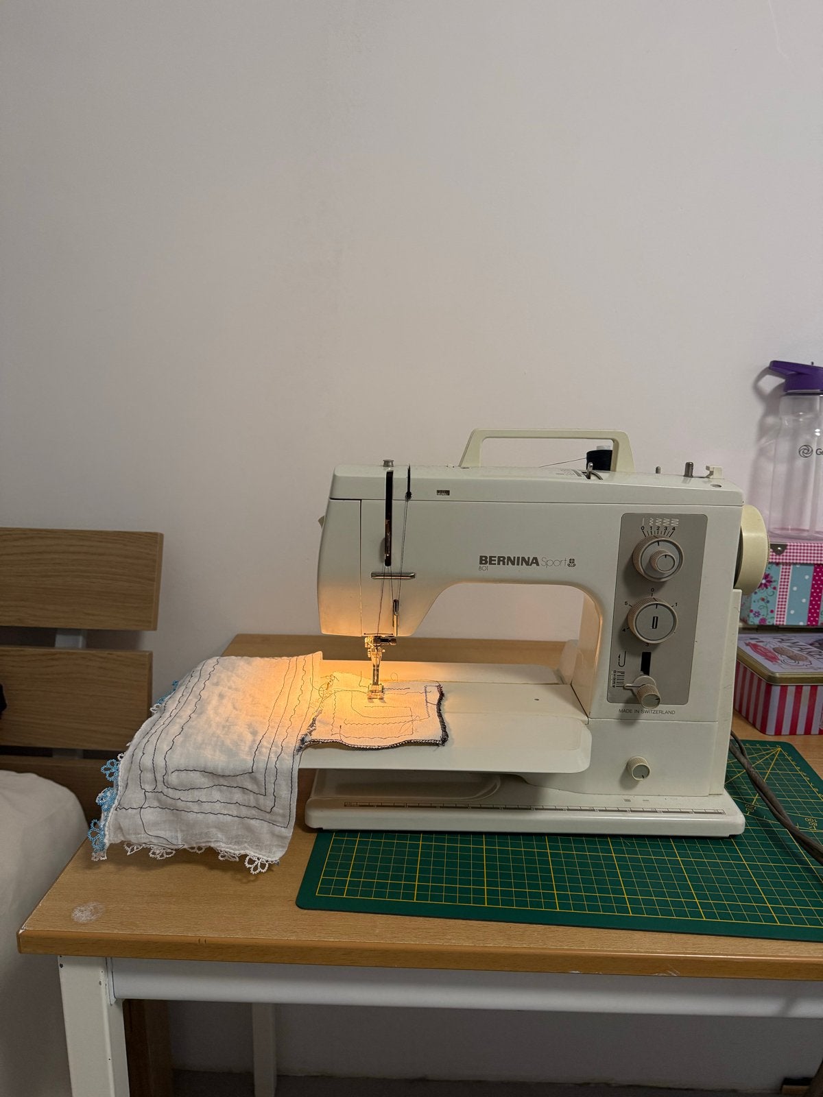 Bernina Sport 801 naaimachine - Zo goed als nieuw, Ophalen, Zo goed als nieuw, Naaimachine, Bernina