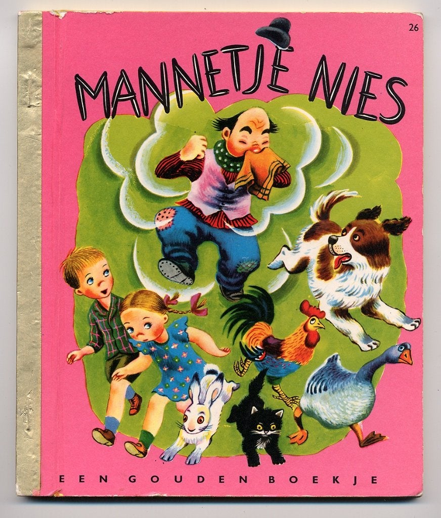 Mannetje Nies - Gouden Boekje 26 - Bezige Bij - eerste druk, Voorleesboek, Fictie algemeen, Jongen of Meisje, Olga Cabral - Tibor Gergely