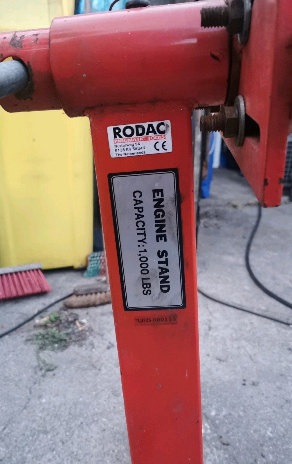 Rodac Motormontage standaard 450 kg, Ophalen, Gebruikt