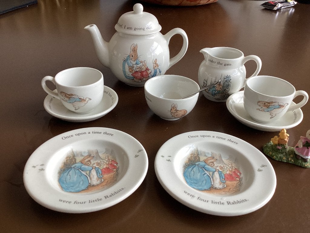 Peter Rabbit Kinder/poppenservies - Compleet Theeservies, Ophalen of Verzenden