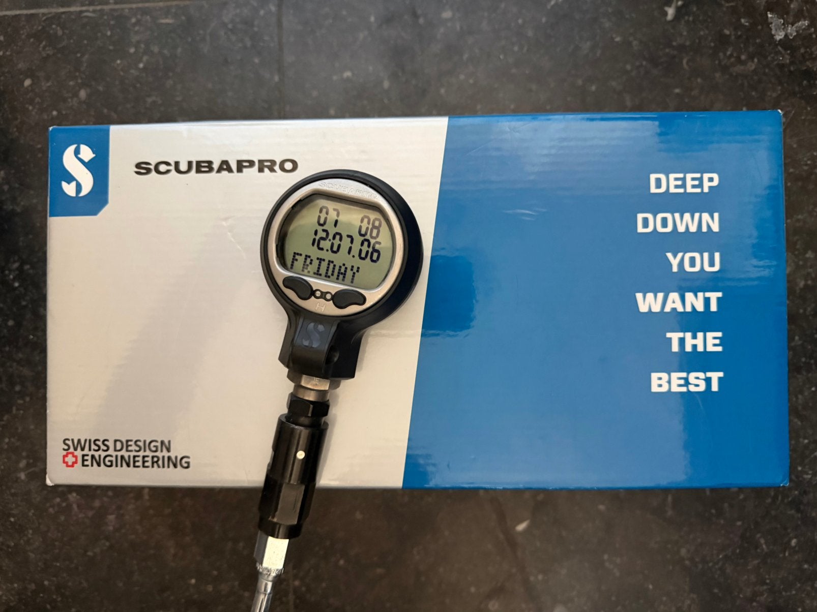 Scubapro Aladin H Matrix duikcomputer met snelkoppeling, Ophalen of Verzenden, Zo goed als nieuw, Duikcomputer