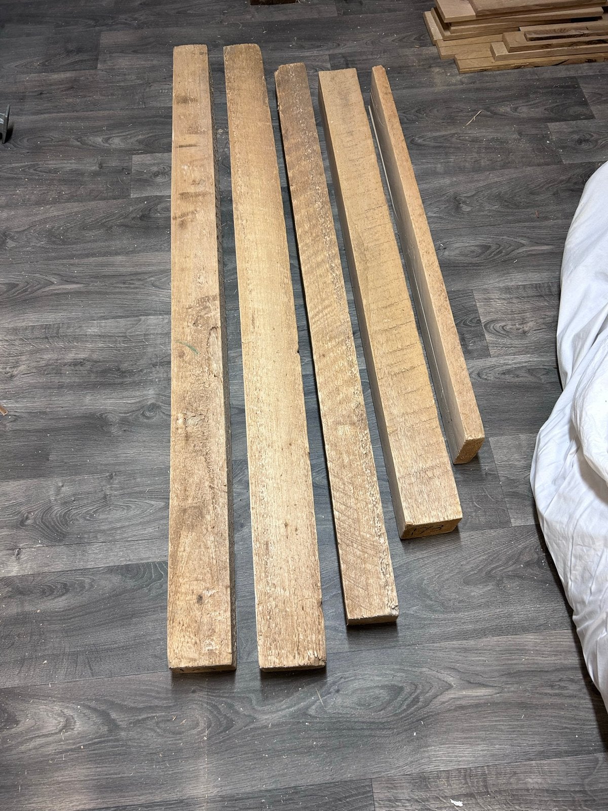 Balsa hout balken verschillende diktes, Doe-het-zelf en Verbouw, Ophalen, Gebruikt, 50 mm of meer, Balk