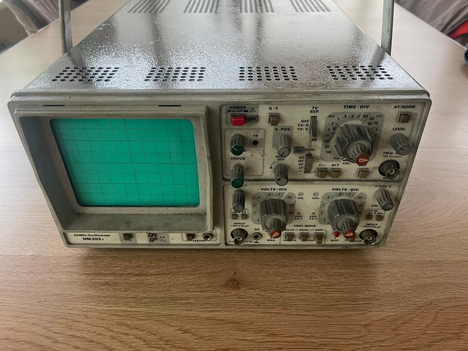 Oscilloscoupe Hameg, Hobby en Vrije tijd, Elektronica-componenten, Ophalen, Gebruikt