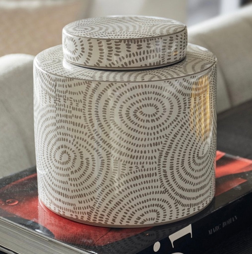 2 x Nieuw van Riviera Maison Blois pot twv € 115,00 st!, 25 tot 40 cm, Rond, Nieuw, Ophalen of Verzenden