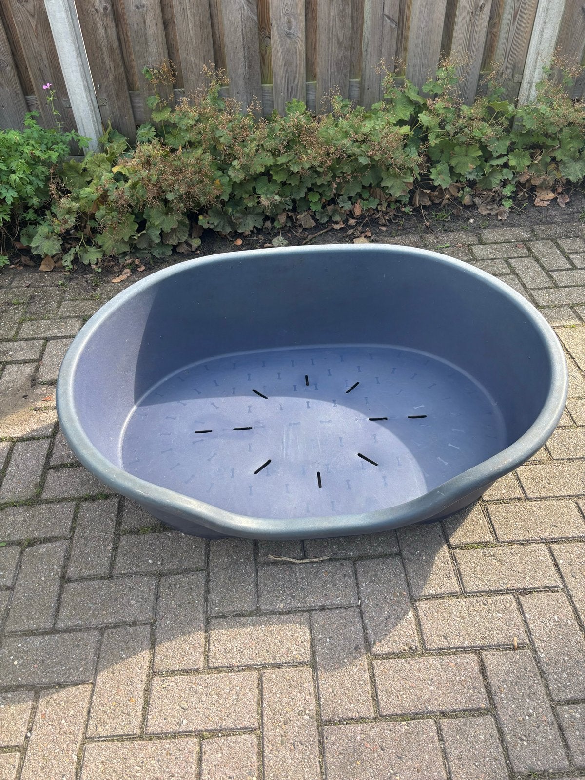 Grote kunststof hondenmand, Dieren en Toebehoren, Ophalen, Gebruikt