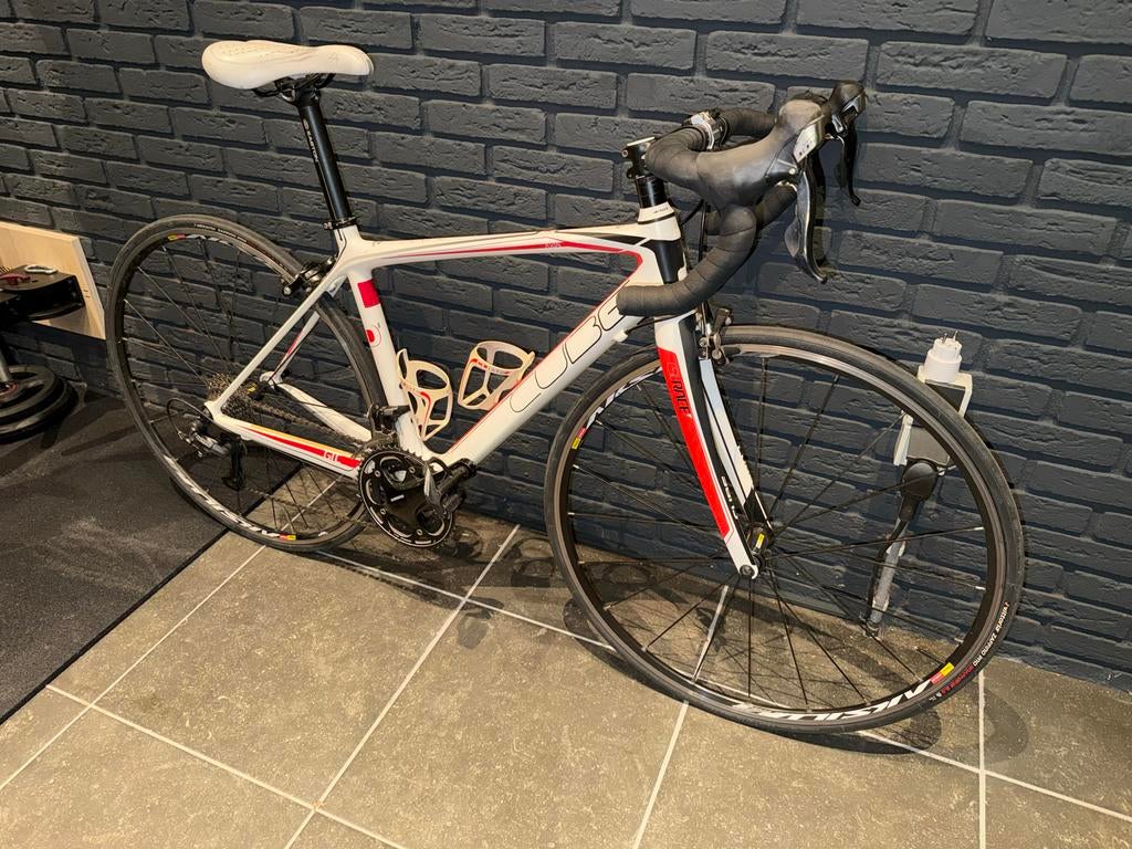 Cube Axial racefiets - maat 50cm - Z.G.A.N. banden, 28 inch, Carbon, Velgrem, 49 tot 53 cm