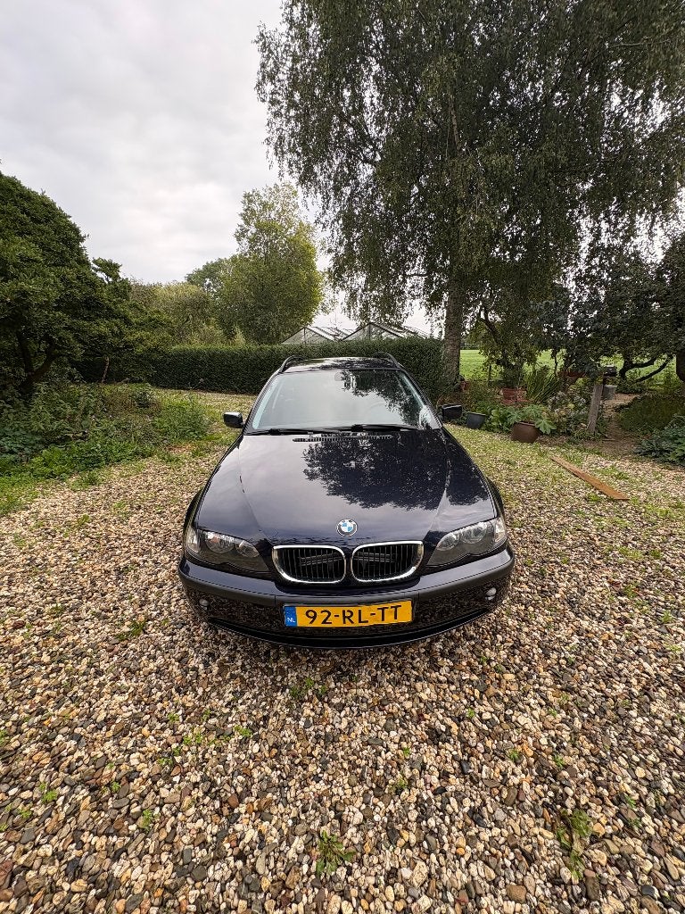 BMW 3-Serie 1.8 I 316 Touring 2005 Blauw, Auto's, Achterwielaandrijving, 1250 kg, 4 cilinders, Blauw
