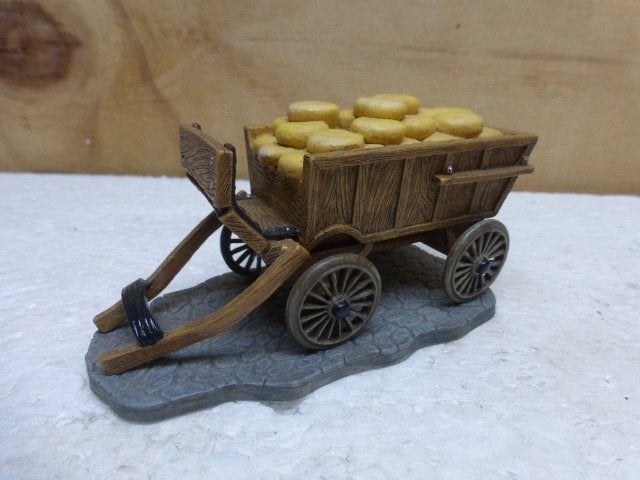 luville kaaskar kar kerstdorp accessoire kerst kaas wagen, Diversen, Ophalen of Verzenden, Zo goed als nieuw