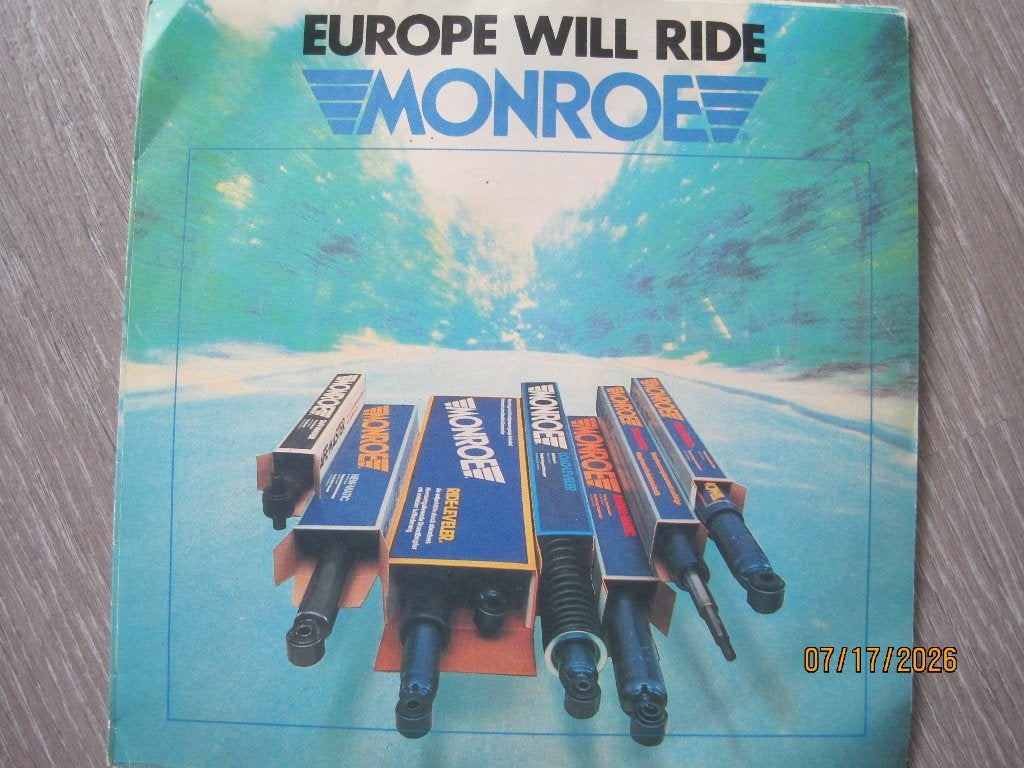 Monroe  -  Europe will ride, Fotohoes, 7 inch, Ophalen of Verzenden, Zo goed als nieuw