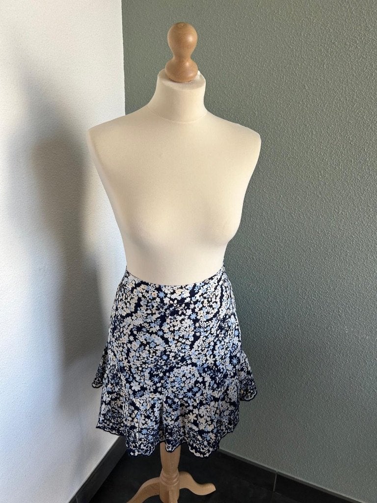 Fabienne Chapot maat 42 als nieuwe Tilly rok 145, Blauw, Maat 42/44 (L), Ophalen of Verzenden, Zo goed als nieuw
