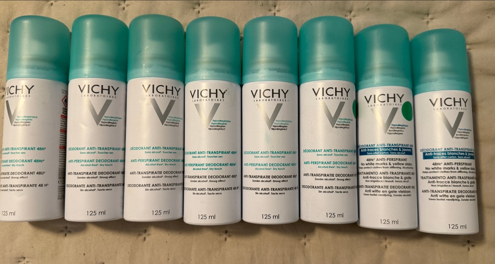 Vichy Deodorant Anti-Transpirant 48u - 8 stuks, Ophalen of Verzenden, Nieuw, Deodorant of Bodyspray