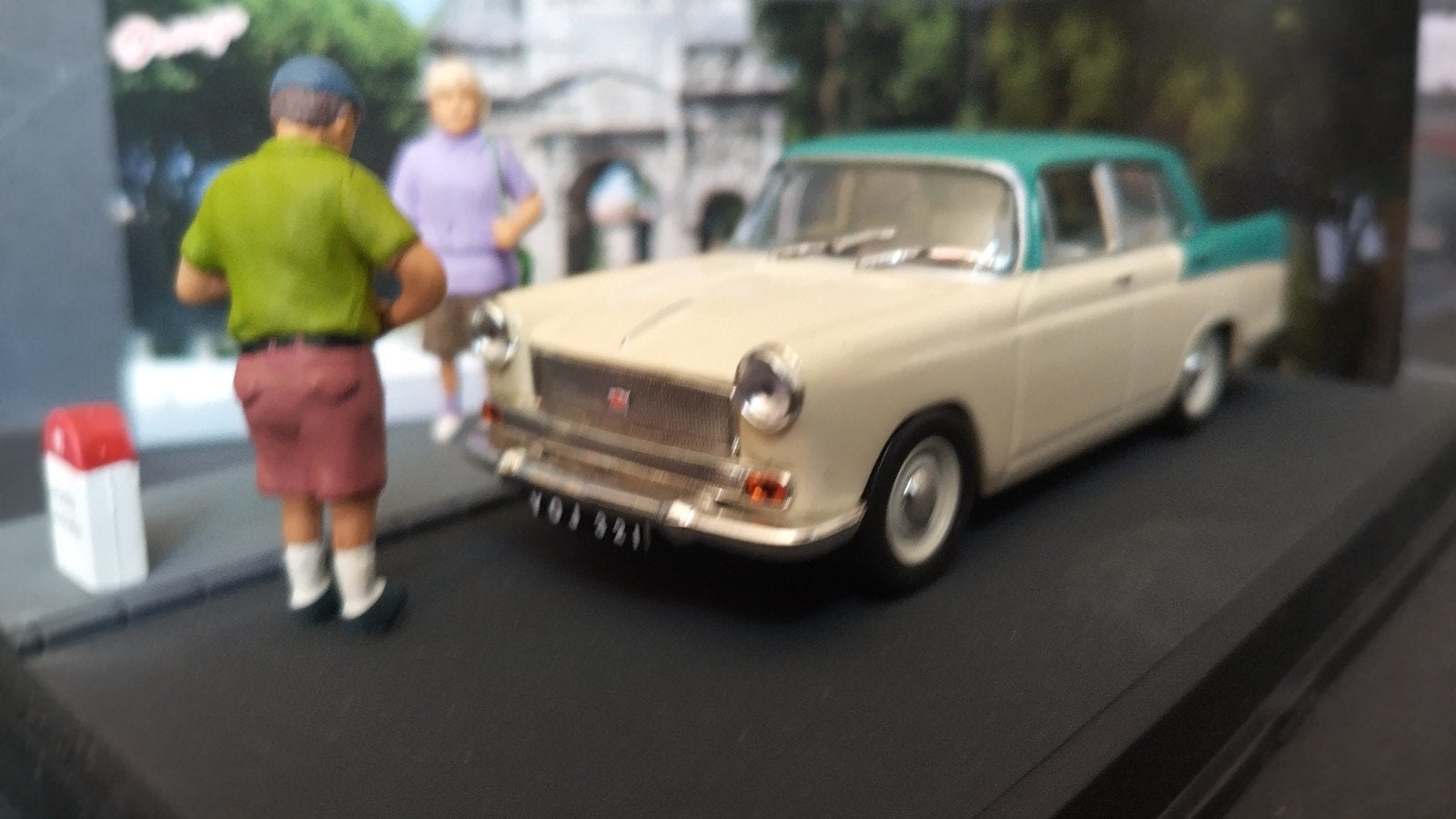 Austin Cambridge 1:43 Altaya La Route Bleue RN7 Pol, Overige merken, Auto, Verzenden, .