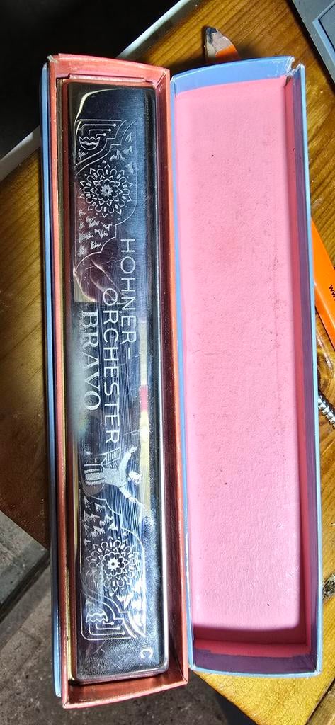 Hohner Orchester Bravo Mondharmonica - Vintage, Muziek en Instrumenten, Blaasinstrumenten | Mondharmonica's, Ophalen