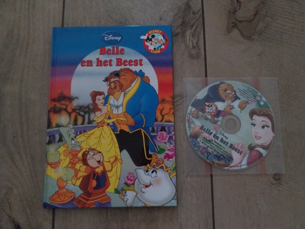 Disney Boekenclub: Belle en het Beest (Boek + luister-cd), Gelezen, Ophalen of Verzenden, Sprookjes, Disney